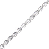 Goutte en cristal chinois 5x9 mm Cristal 69/fil