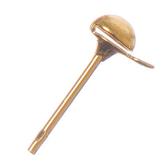 Gold Earring Studs with Loop 100/pk