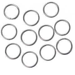 7mm Split Rings Nickel 100/pk