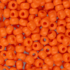 8/0 Miyuki Seed Beads #0406 Opaque Orange 22g