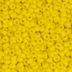 11/0 Miyuki Seed Beads #0404 Opaque Yellow 22g