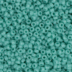 15/0 Miyuki Seed Beads #0412 Opaque Turquoise Green 22g