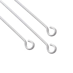 2" (21g) Sterling Silver Eye Pins 5/pk