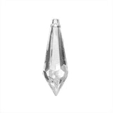 Pendentif en forme de larme en cristal acrylique 13x38mm 5/pk