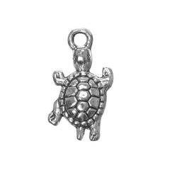 7/8" Turtle Metal Charms 5/pk