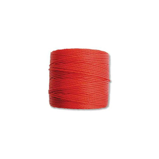 S-Lon Bead Cord .5mm Shanghai Rouge 77yd Bobine