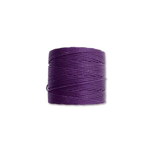 S-Lon Bead Cord .5mm Violet 77yd Bobine