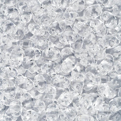 Czech Superduo Beads 24g Crystal