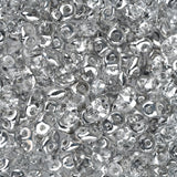 *Czech Superduo Beads 24g Crystal Labrador