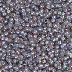 15/0 Miyuki Seed Beads #0360 Light Amethyst Lined AB 22g