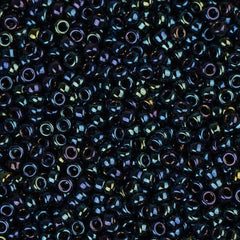 15/0 Miyuki Seed Beads #0452 Metallic Blue Iris 22g