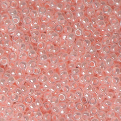 15/0 Miyuki Seed Beads #0517 Light Crystal Pink 22g