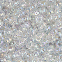 8/0 Miyuki Seed Beads #0250 Crystal AB 22g