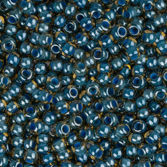 11/0 Czech Seed Beads #01020 Colour Lined Light Blue 23g