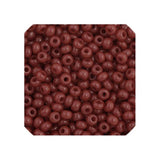 11/0 Czech Seed Beads #34915 Opaque Cranberry 23g