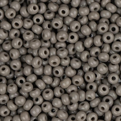 11/0 Czech Seed Beads #34927 Opaque Grey 23g