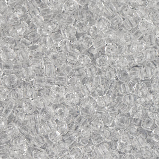 11/0 Perles de Rocailles Tchèques #34929 Cristal Transparent 23g
