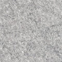 11/0 Czech Seed Beads #34929 Transparent Crystal 23g
