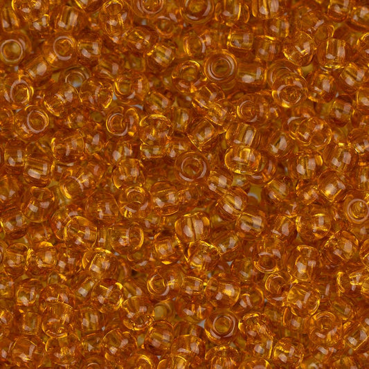 11/0 Perles de Rocailles Tchèques #34933 Topaze Transparente 23g