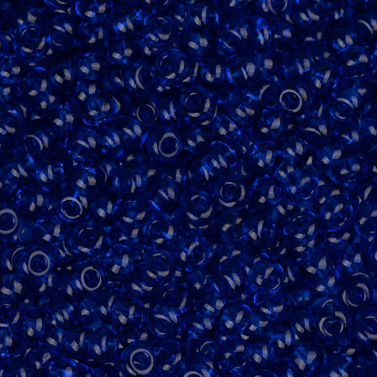 11/0 Perles de rocailles tchèques #34937 Marine transparente 23g
