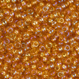 11/0 Perles de rocailles tchèques #34944 Topaze transparente AB 23g