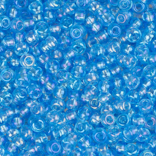 11/0 Perles de rocailles tchèques #34952 Transparent AB Aqua 23g