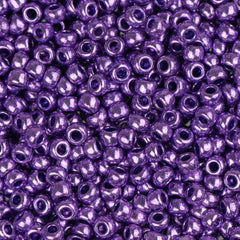 11/0 Czech Seed Beads #35025 Metallic Purple 23g