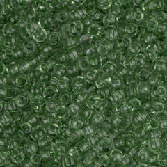 11/0 Czech Seed Beads #40012 Transparent Light Green 23g