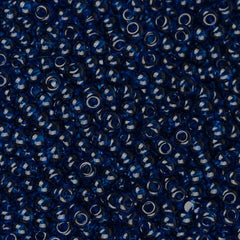11/0 Czech Seed Beads #01019 Transparent Montana 23g