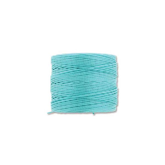 S-Lon Bead Cord .5mm Aqua 77yd Bobine