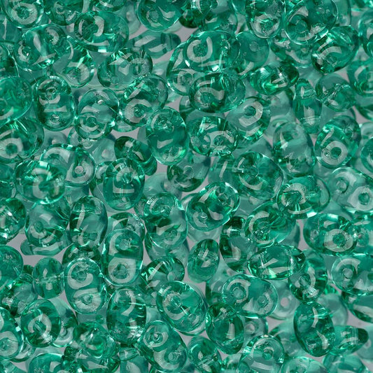 *Czech Superduo Beads 24g Emerald