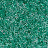 Czech Superduo Beads 24g Emerald