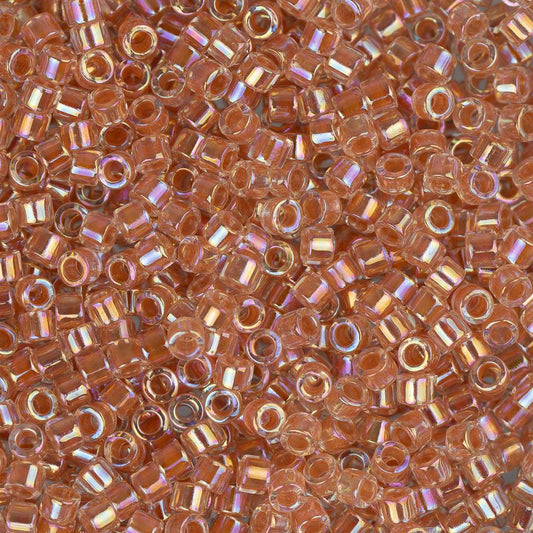 11/0 Delica Bead #0054 Peach Lined AB 5.2g