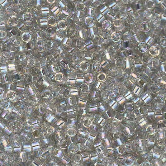 11/0 Delica Bead #1251 Grey Mist Transparent AB 5.2g