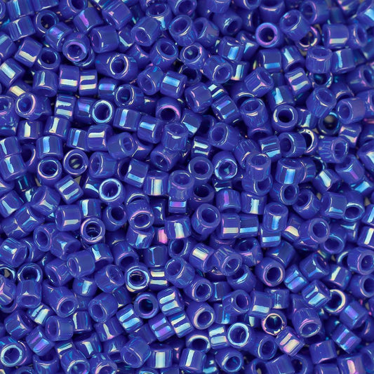 11/0 Delica Bead #1578 Blue Cyan Opaque AB 5.2g