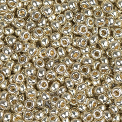 11/0 Miyuki Seed Beads #4201 Duracoat Galvanized Silver 22g
