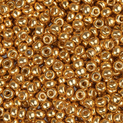 11/0 Miyuki Seed Beads #4203 Duracoat Galvanized Yellow Gold 22g