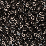 *Czech Superduo Beads 24g Jet Copper Luster