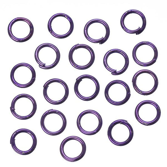 Anneaux violets 4,5 mm 100 grammes