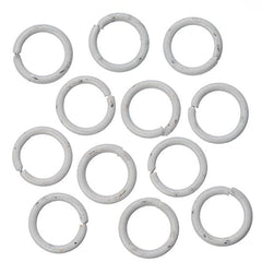 6.5mm White Jump Rings 100 Grams