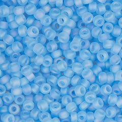 11/0 Miyuki Seed Beads #0148FR Aqua AB Matte 22g