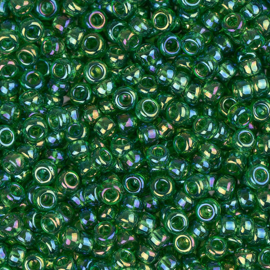 11/0 Miyuki Seed Beads #0179 Green AB 22g