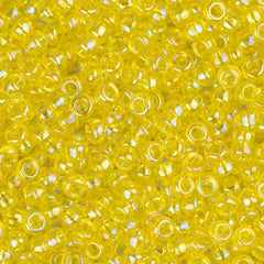 11/0 Miyuki Seed Beads #0252 Yellow AB 22g