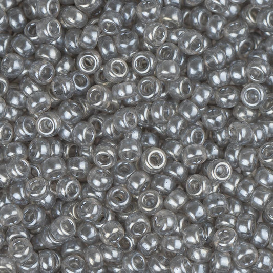 11/0 Miyuki Seed Beads #0368 Silver Grey Luster 22g