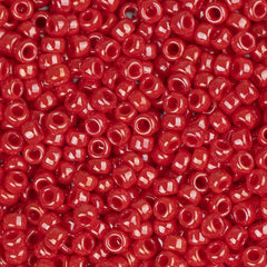 11/0 Miyuki Seed Beads #0426 Opaque Red Luster 22g