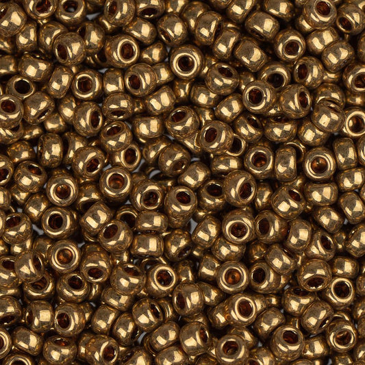 11/0 Perles Miyuki Rocailles #0457L Bronze Clair Métallisé 22g