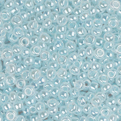 11/0 Miyuki Seed Beads #0522 Light Crystal Aqua 22g