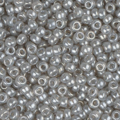 11/0 Miyuki Seed Beads #0526 Silver Grey Ceylon 22g