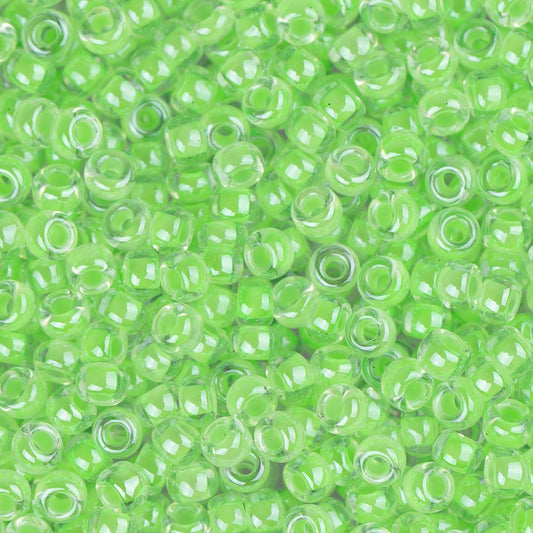 11/0 Perles Miyuki Rocailles #1120 Luminous Neon Lime Green 22g