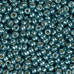 11/0 Miyuki Seed Beads #4217 Duracoat Galvanized Sea Foam 22g